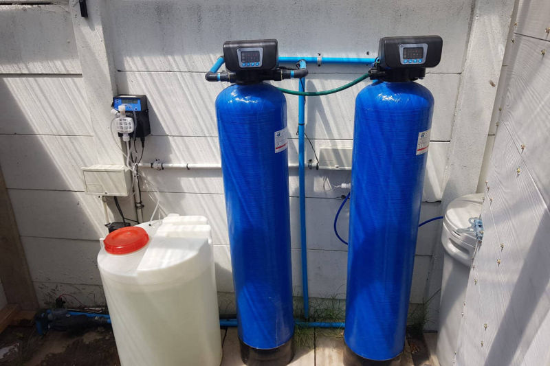 Water filtration system installed