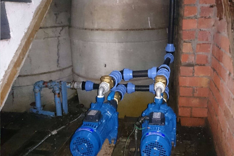 Water pump repairs on site