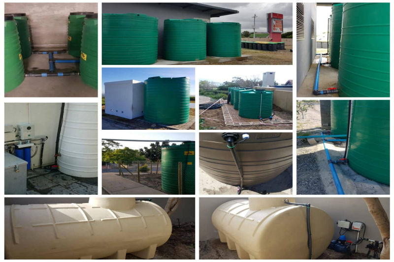 Water tank system installation