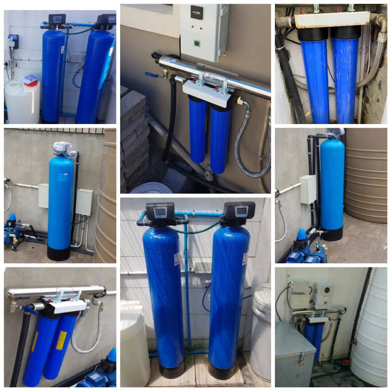 Water filtration and tank system installations across Cape Town